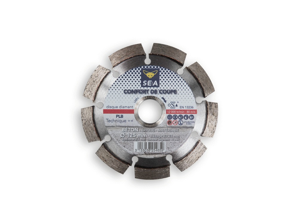 Eibenstock 37102000 Disque Diamant 125 Mm Pour Béton