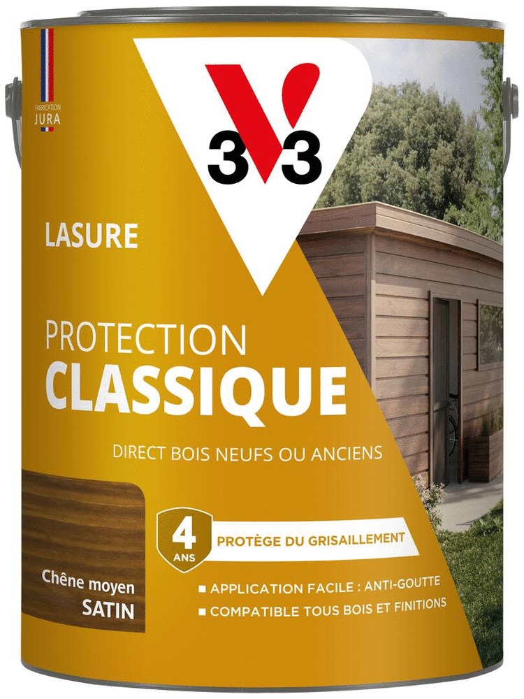 Lasure classique chêne naturel satin 1 L - Brico Dépôt