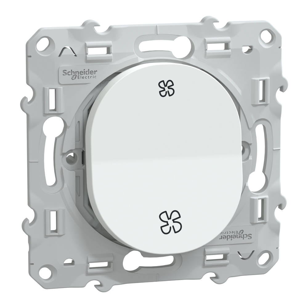 S300059 | Schneider Electric Ovalis White Plug Socket, 2P + E Poles