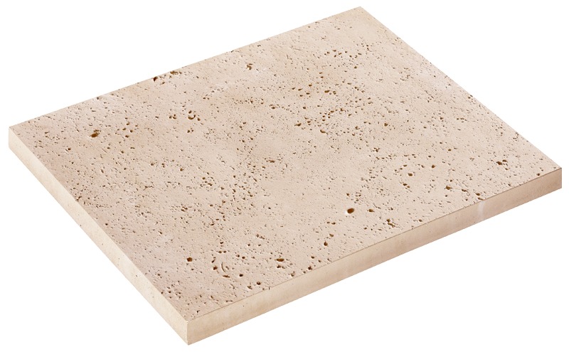 Dalles De Sol En Travertin Beige Wastani – Aspect Vieilli – 40x60 Cm – Lot De 8 M²