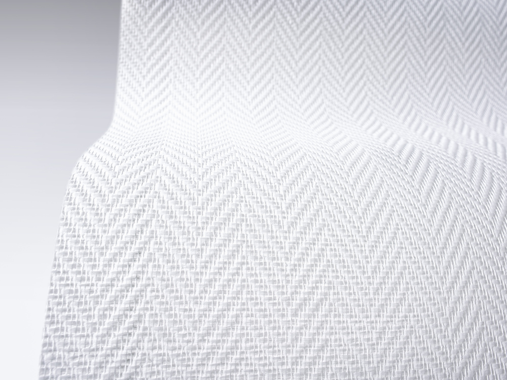 Toile de verre maille chevron de 165g/m² de 1 x 25 m - LECO