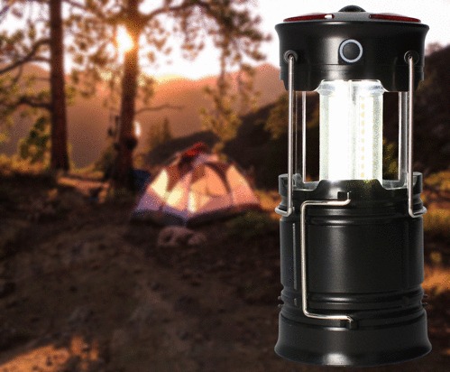 Lampe De Camping Rechargeable 16500 MAh + Powerbank 2-en-1 – LED Lumière Chaude/froide, Réglage Continu – Avec Crochet Et Mousqueton