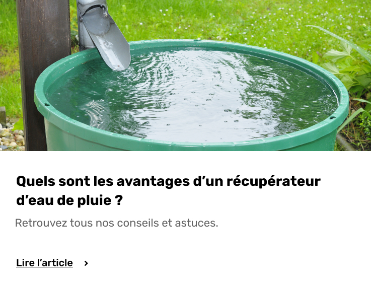 Récupérateur d'eau de pluie CUBUS réservoir de jardin 1000 litres