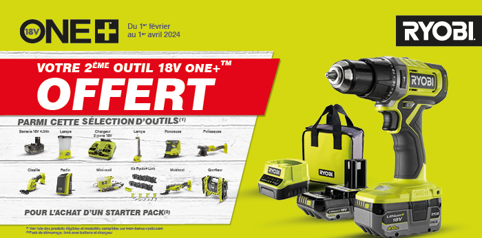 offre produit offert ryobi hiver 2024