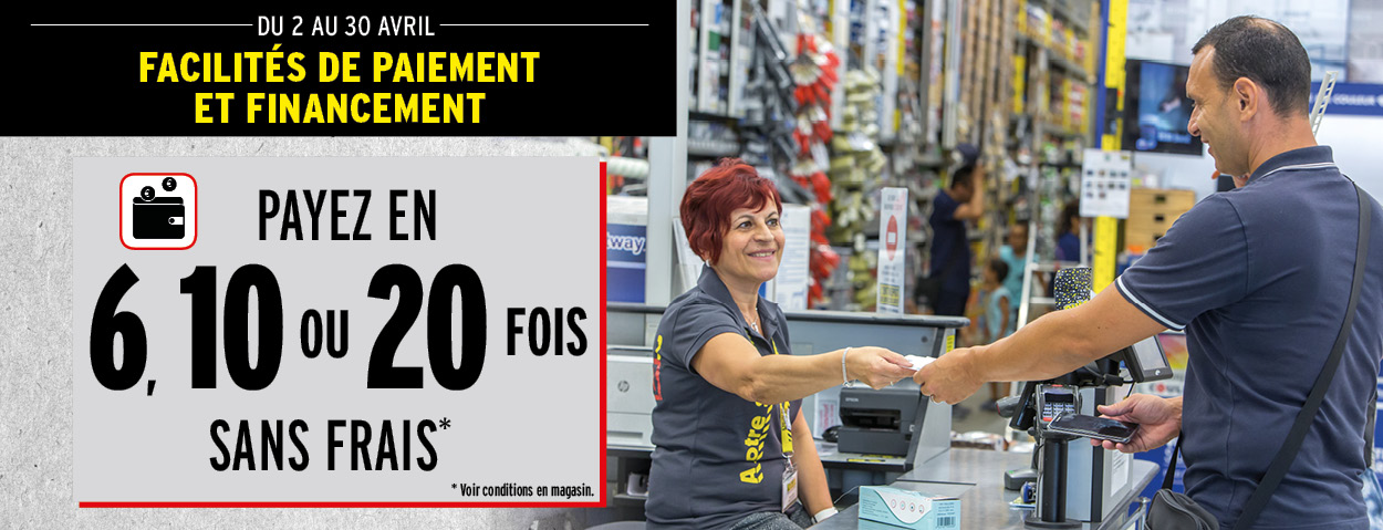 Paiement en magasin | L’Entrepôt du Bricolage