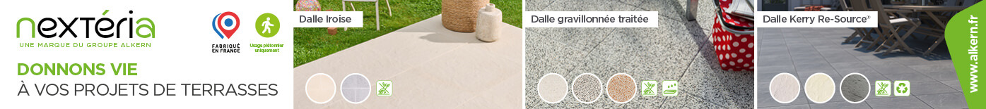 Dalle en béton marque NEXTERIA ALKERN