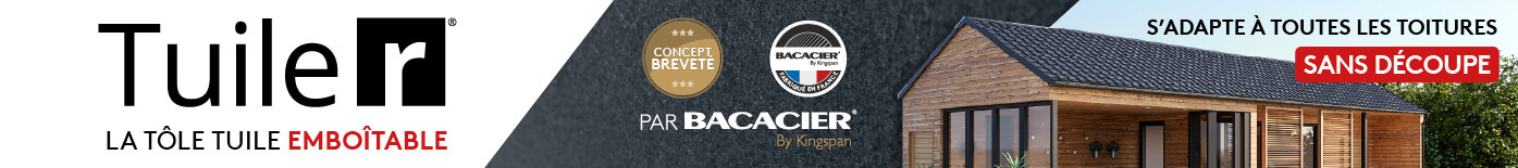 toiture légère en plaque tuile'r repositionnable en acier texturé