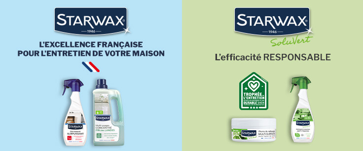 Nettoyant multi-usage et produit désinfectant BRUNEL STARWAX SOLUVERT