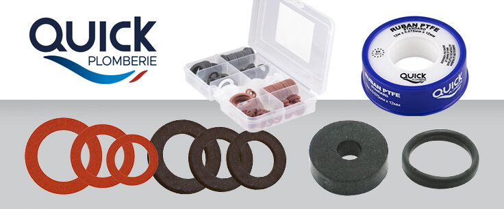 Etanchéité, joint et filasse marque QUICK PLOMBERIE de COMPTOIR DE PICARDIE