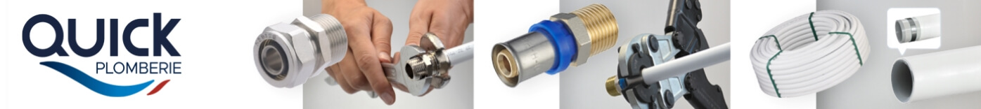 Tube et raccord multicouche marque QUICK PLOMBERIE de COMPTOIR DE PICARDIE