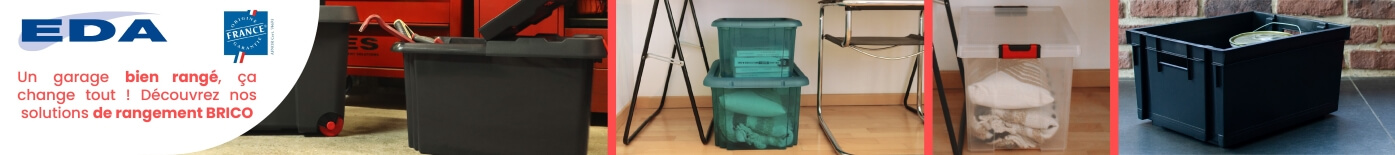 Bac plastique marque EDA