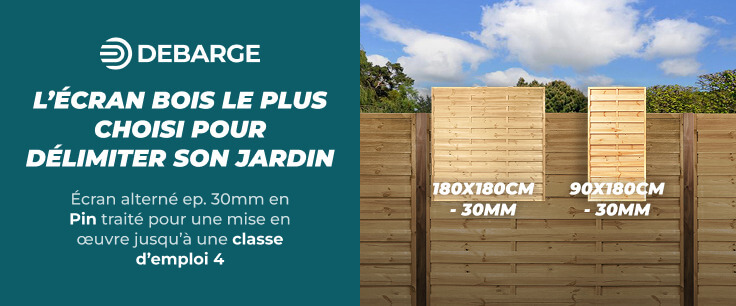 Panneau de bois occultant marque DEBARGE