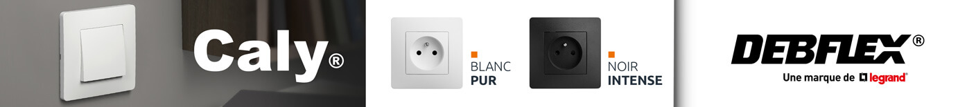 Gamme Caly prise et interrupteur à composer Marque DEBFLEX