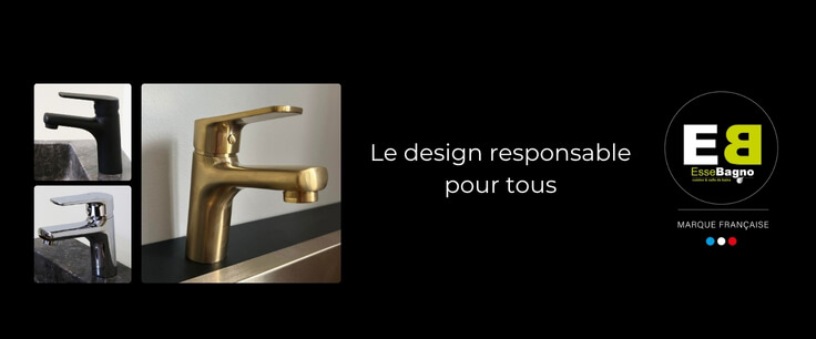 Robinetterie de salle de bains marque ESSEBAGNO