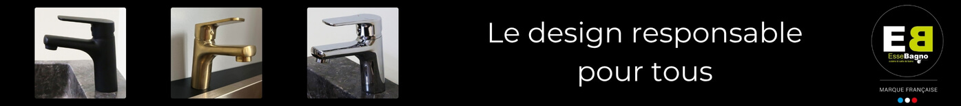 Robinetterie de salle de bains marque ESSEBAGNO