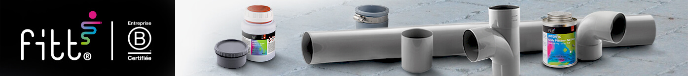 Raccords pour les évacuations des eaux sur les bâtiments marque FITT