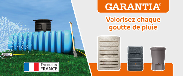 Récupérateur d'eau de pluie marque GARANTIA
