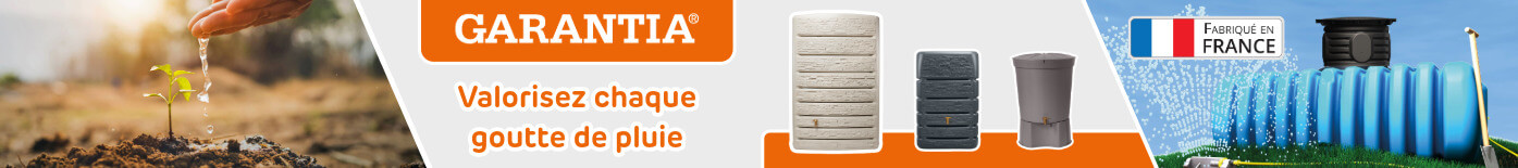 Récupérateur d'eau de pluie marque GARANTIA
