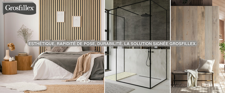 Lambris en PVC Marque GROSFILLEX