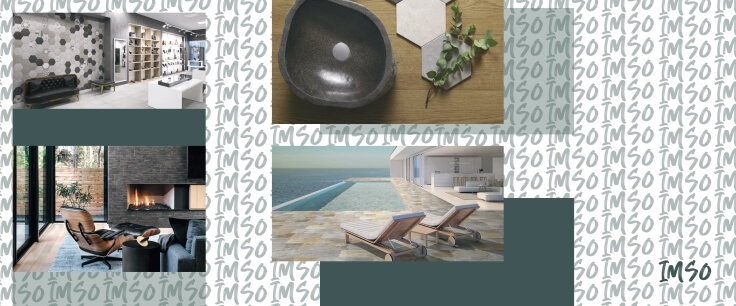 Lave mains en pierre naturelle de la marque IMSO CERAMICHE