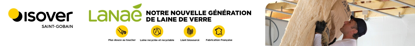 ISOVER Isolation des combles aménagés Gamme LANAE