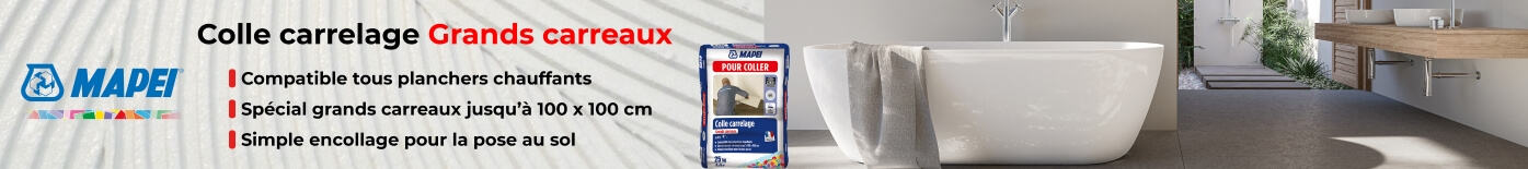 Colle à carrelage marque MAPEI