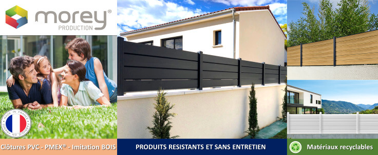 Clôtures PVC MOREY