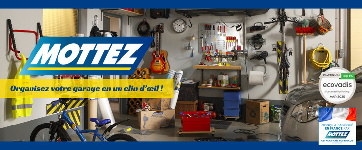 Crochet et rangement pour garage MOTTEZ