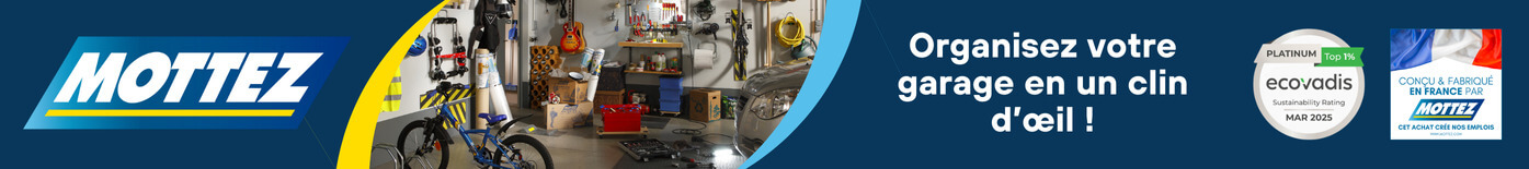 Crochet et rangement pour garage MOTTEZ