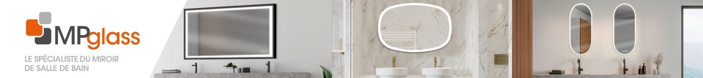miroir pour salle de bains mp glass