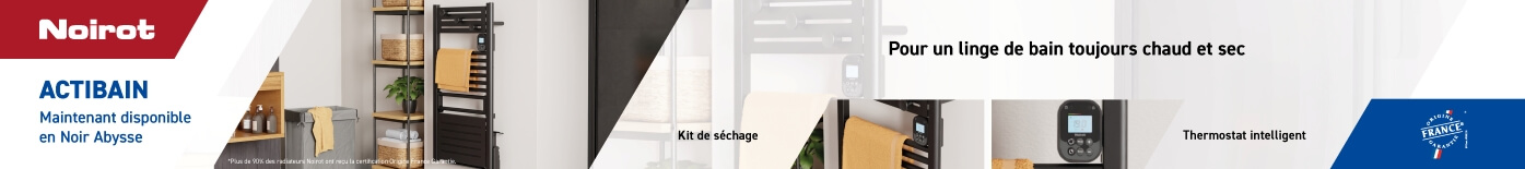 Sèche-serviette marque Noirot de chez MULLER INTUITIV