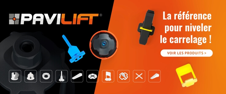 Outillage du carreleur : Croisillon et cale pour carrelage marque PAVILIFT