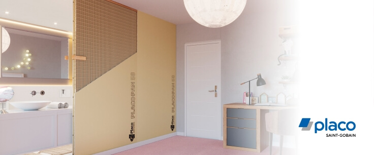 PLACOPLATRE - Cloison alvéolaire et accessoire