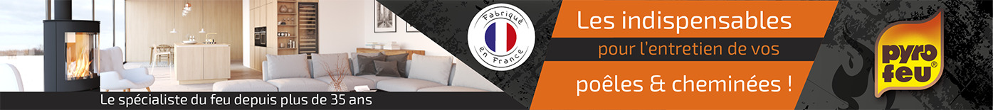 Gamme d'entretien et de ramonage pour poêles du fournisseur PYROFEU