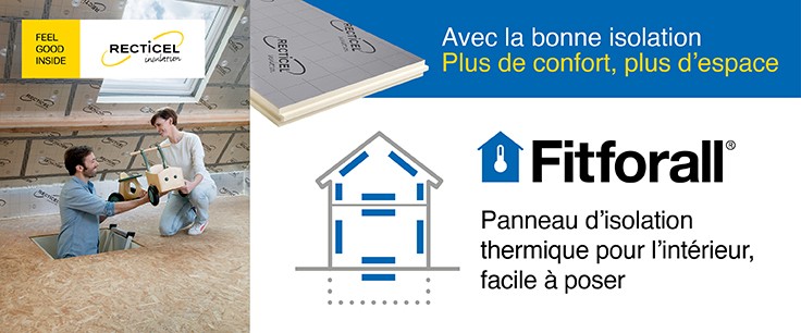 Isolation thermique et accoustique RECTICEL Isolation murs et sols