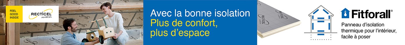Isolation thermique et accoustique RECTICEL Isolation murs et sols