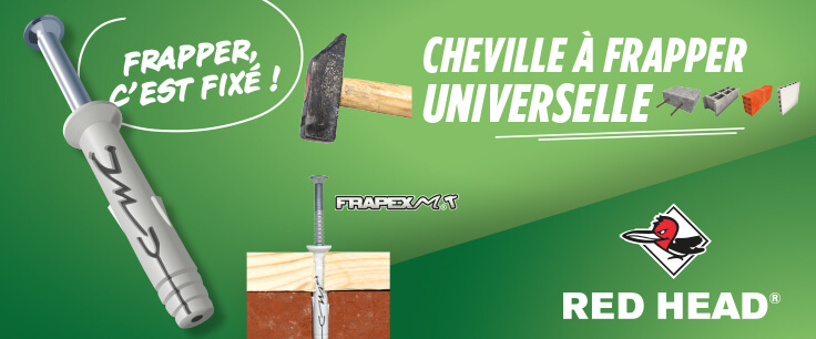 Cheville à frapper RED HEAD