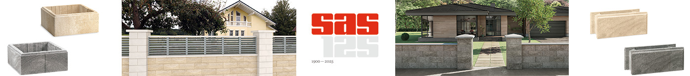 Pilier et chapeaux SAS prefabricados