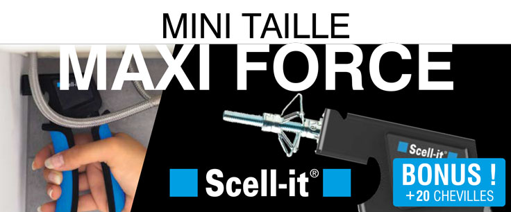 Pince à expansion acier avec 20 chevilles Marque SCELL-IT