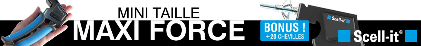 Pince à expansion acier avec 20 chevilles Marque SCELL-IT