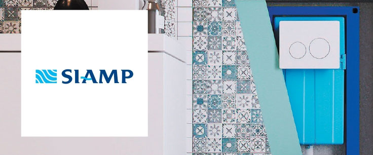 SIAMP Chasse d'eau et m&eacute;canisme de WC