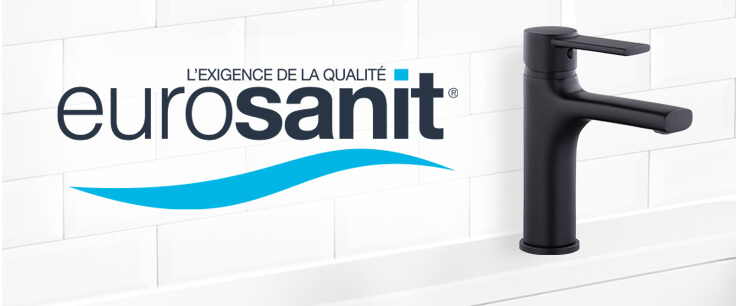 Gamme de robinets de salle de bains marque EUROSANIT