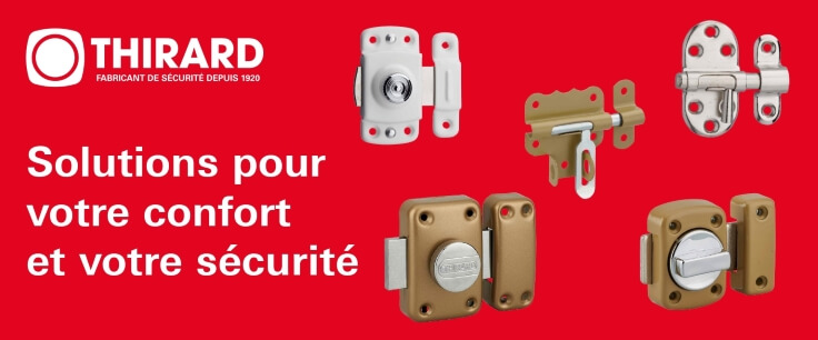Serrure et verrou pour meuble marque THIRARD