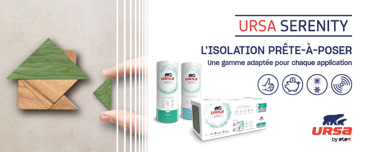 Isolation des murs Marque URSA