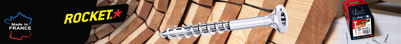  Vis à bois ou aggloméré Marque ROCKET