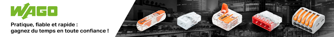 gamme wago Domino, connecteur de câble, cosse et isolant