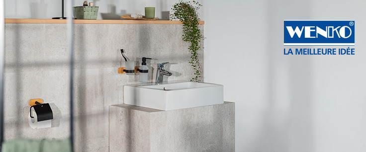 Accessoires de salle de bains marque Wenko