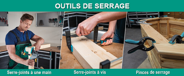 Outils de serrage WOLFCRAFT
