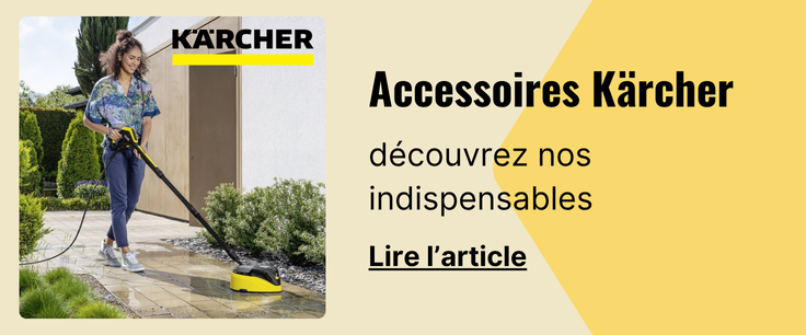 Accessoires indispensables pour nettoyer son extérieur au karcher