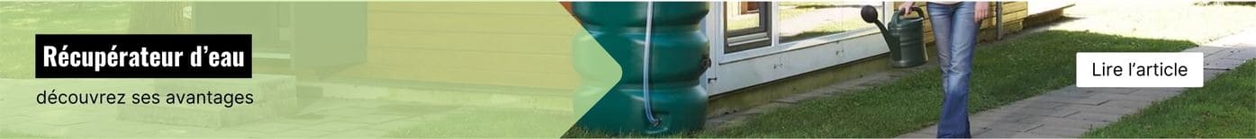 Avantages d'un récupérateur d'eau de pluie